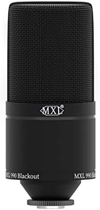Кондензаторен микрофон MXL 990 Blackout LlMITED Edition и USB-аудиоинтерфейс Focusrite Scarlett Solo 3-то поколение за Вокалист, Подкастера или производителя — Висококачествена студийная з?