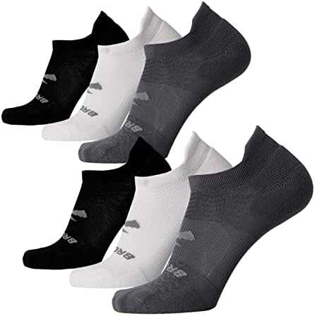 Чорапи Brooks Run-In No Show Чорапи I Comfort Fit, Унисекс, Спортни чорапи за джогинг (комплект от 6 опаковки)