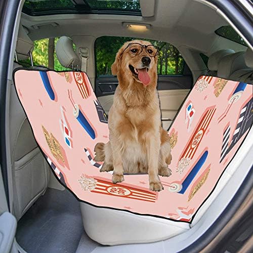 Калъф за седалка кучета ENEVOTX, Обичай, Ежедневни Ръчно Рисувани, Дизайн, Стилна Печат, Покривала за автомобилни седалки