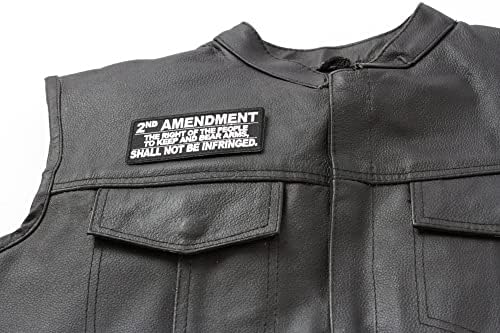 2-аз изменение, Правото на хората да притежават и носят оръжие не трябва да се разочарован Нашивка размер 4x1,5 инча. Бродирана Ютия на Заплатке