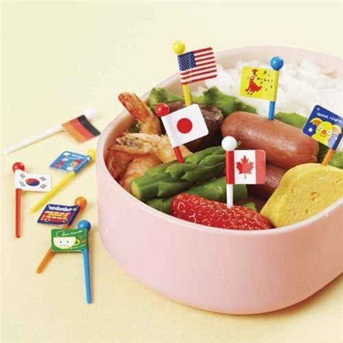 Националните флагове избор на храни знамена за Обяд-бокс Bento Box от Kawaii