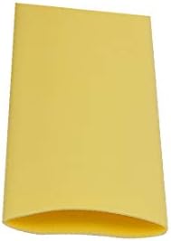 X-DREE Дължина 6,6 фута, вътрешен диаметър 8 мм, Свиване тръба с изолация, метална обвивка жълт цвят (дължина 6,6 инча, с вътрешен диаметър 8 мм, ислямски заключване, tubo retráct
