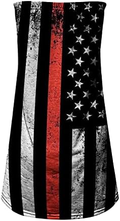 lcepcy Дамски Блузи с открити рамене, Жилетка с образа на Американския Флаг, Модерен Риза без Презрамки на 4 юли 2023 година