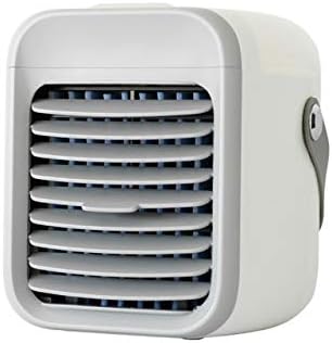 YCZDG Акумулаторна Вентилатор Въздушен Охладител с Батерия и Мини Вентилатор на Климатика Охлаждащ USB Личен Изпаряване за Дома