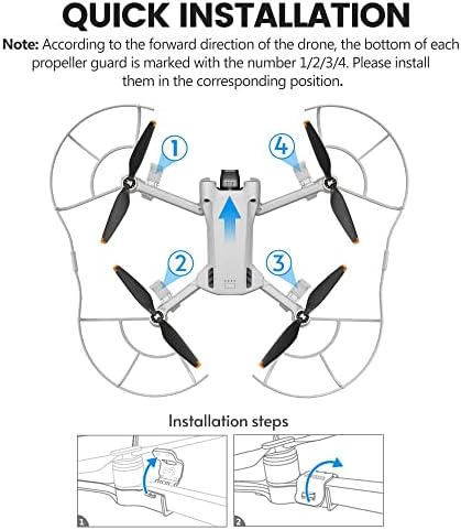 Защита на кардана STARTRC Mini Pro 3 и Защита на Витлото Mini Pro 3 за Аксесоари DJI Mini Pro 3