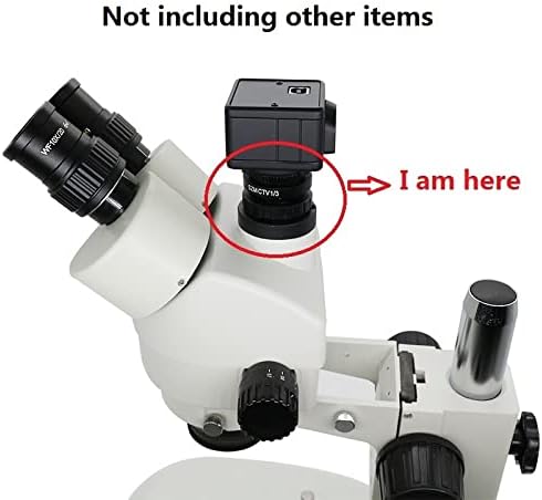 Комплект аксесоари за микроскоп за възрастни 0.3 X 0.5 X Обектив 1/2 1/3 Адаптер за камера Микроскоп Лабораторни Консумативи (Цвят: 0,5X2CTV)