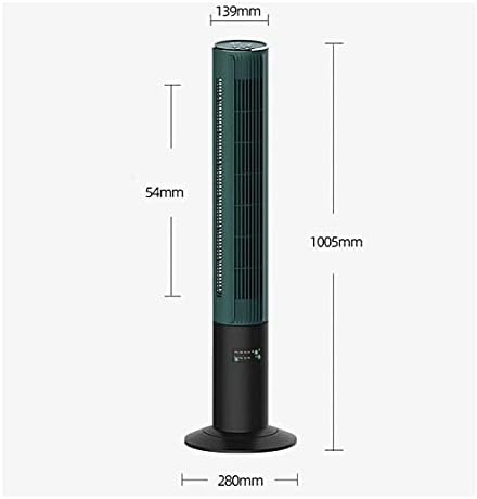 Вертикален кула фен WACZJ 3 Скорости с възможност за регулиране на 180 градуса с дистанционно управление Сверхшумный