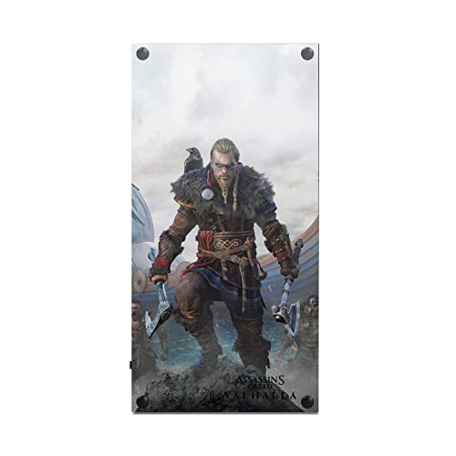 Дизайн на своята практика за главата Официално Лицензиран Assassin ' s Creed Male Eivor 2 Валхала Key Art Vinyl Стикер Детска Стикер на кожата, която е Съвместима с конзолата Xbox Series X и