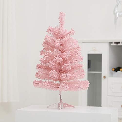 ZPEE 5,9 метра Изкуствена Коледна украса от Снежинки, Материал PVC с метална стойка, Лесно монтируемая Борова елха-Розово