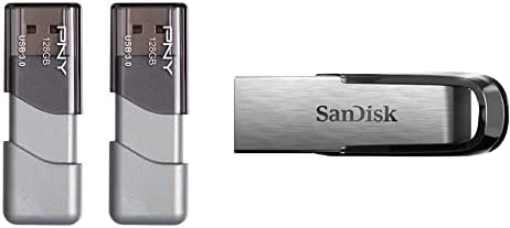 Флаш памет PNY 128GB Turbo Attaché 3 USB 3.0, 2 комплекта и флаш-памет на SanDisk 256GB Ultra Flair USB 3.0 Ultra Flair USB 3.0 - SDCZ73-256G-G46