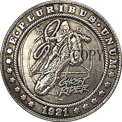 Скитник Никел 1921-D САЩ Морган Долар Монета Копие Вид 201 Копие Украса за Събиране на Подаръци