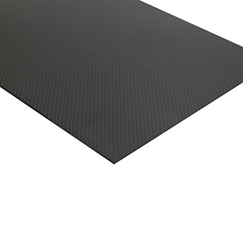 SHINA 1бр 1x400x500 3 мм До от Въглеродни Влакна Плоча Панел Лист с Дебелина 1 мм Матова Повърхност