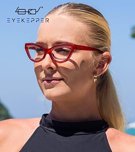 Eyekepper, 4 Опаковки Очила за четене в стил Котешко око за жени, Луксозни Ридеры +2,50