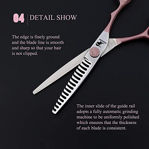 5,0-цолови Фризьорски Ножици за Подстригване на Коса/Scissor - Ножици за оформяне на брада/Мустак - Малки Ножици за Бретон