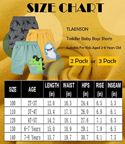 Летни Памучни Шорти с джоб за малки момчета TLAENSON, Ежедневни панталони, за активни бегачи, 2 опаковки /3 опаковка