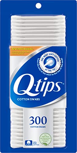 Антимикробни тампони Q-tips за почистване, изработени от памук, брой 300 бр., опаковки от 12