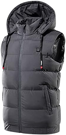Ymosrh Непромокаеми якета за Мъже, Водоустойчиви Зареждане чрез USB, Умен Жилетка С подгряване, Палтото на рамо, Топло