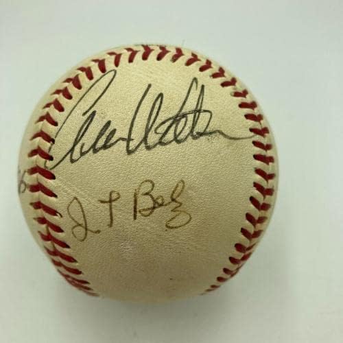 Джо Кънингам Ретро Бейзбол с Множество Автографи на Сейнт Луис Кардиналс - Бейзболни Топки С Автографи