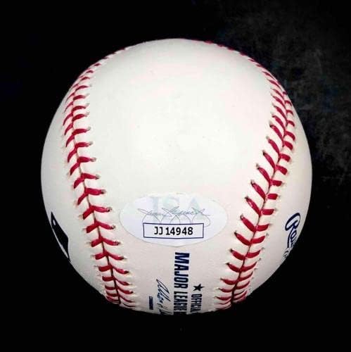 Играта на топка с лазерно гравирани с автограф на Джордж Бретта, подписан от MLB Бейзбол LE /5 JSA - Бейзболни топки