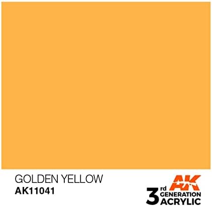 Акрил AK-Interactive 3-то поколение Златисто-Жълт 17 мл