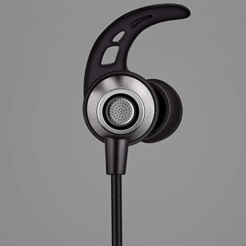 Слушалки Raxinbang Спортен Hi-Fi Звук ушите 3,5 мм Слушалки с Кабел, Слушалки Телефон Слушалки за игри (Червено / Сребристо-сив) (Цвят: сребристо-сив)