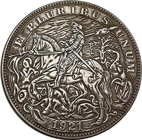 Монета на Повикване 1935 г-Н Скитащи с Три шипа от Старинна Мед, Колекция от Паметни Медали от Старо Сребро, 20 мм Череп,