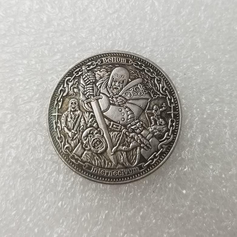 Антикварное Занаят Самурайски Скитник сребърно покритие Монета, Монета, Морган Възпоменателна Монета Монети в Чуждестранна валута #765