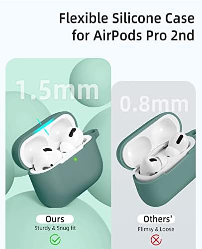Калъф IMIVIO Airpods Pro 2 2022/AirPods Pro Case 2019, Силиконов Защитен Калъф За зареждане, Съвместими с кожата Apple