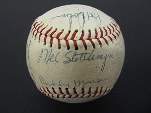 1974 ОТБОР Ню Йорк Янкис Търман Мансон подписа бейзболни 15+ подписи PSA COA - Бейзболни топки с автографи