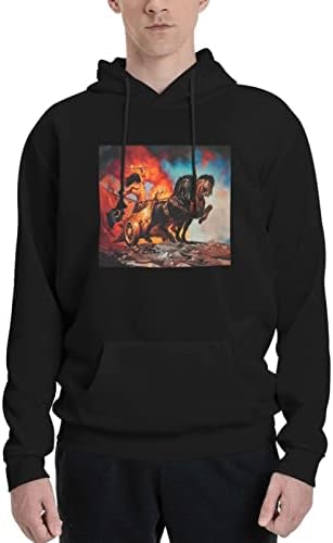 Мъжки Блузи, Ежедневни Hoody Пуловер С Джоб Спортен Костюм