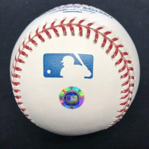 Това Siver КОПИТО 92 98,8%, Подписана бейзбол холографски Спомени MLB - Бейзболни Топки С Автографи
