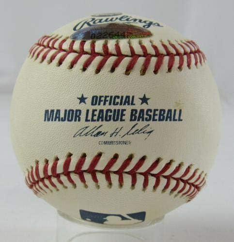 Деймън Минор Подписа Автограф Rawlings Baseball B112 - Бейзболни Топки С Автографи