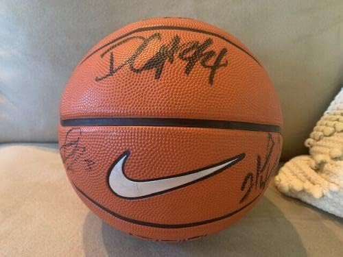 Баскетбол в Сиракуза, Подписана на 8 Легенди Pearl + boeheim + dc + gmac + хаким Джса - Баскетболни топки колеж с автограф