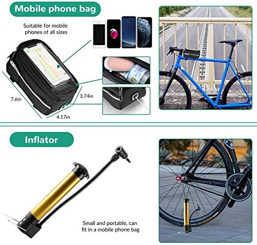 Аксесоари за велосипеди от 8 теми, Велосипеди фенер с USB батерия, Налобный фенер в слънчева батерия, Велосипеди Заключване,