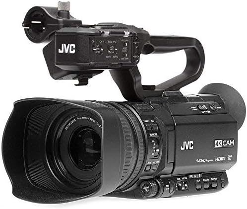 Видеокамера JVC GY-HM180 4K Ultra HD с поддръжка на HD-SDI (GY-HM180U) с лек корпус, led осветяване, карта с памет 64 GB и допълнителен базов комплект