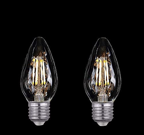 Qixivcom 6 W F15 Led Крушки с регулируема яркост Led лампа за верандата 60 W Еквивалент на 600LM Топло Бяло 2700 До E26