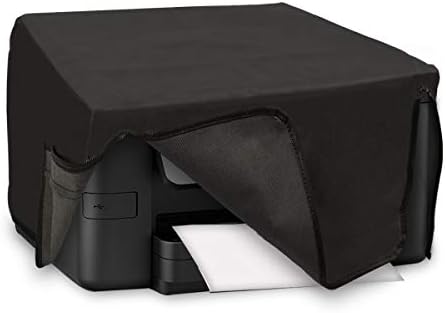 прахоустойчив калъф kwmobile е Съвместима с Epson Workforce Pro WF-3725DWF / 4725DWF - Калъф за принтер - Текстилен защитен калъф - Черен