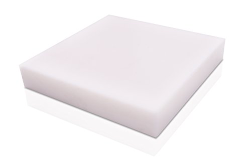 Пластмасов лист с Сополимером ацеталя 1-5/8 x 12 x 12 - Бял цвят