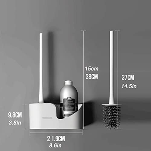 CHENLIANG-2022 Четка за Тоалетна, Държач за тоалетна четка, Домакински Стенни Четка за почистване на Тоалетната чиния,