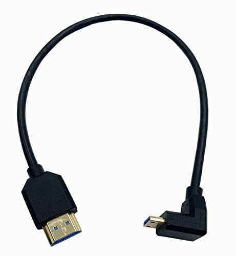 Кабел Halokny HDMI 8K, Кабел HDMI-Mini HDMI Високоскоростен кабел 1Ft 8K @ 60hz HDMI Male-Mini HDMI Male, Преносими домашни цифрови устройства, Цифров фотоапарат и много други