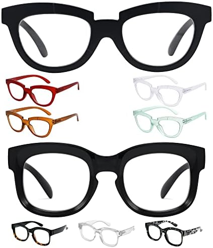 Eyekepper Спестете 10% на 4 опаковки женски очила за четене в голям размер, и 5 опаковки ридеров Half Moon +1,50