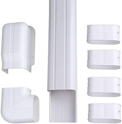 AC Parts 4 W 14Ft Декоративен PVC Линеен Комплект за мини-Сплит-климатици, термопомпи ОВК 7000-36 000 единици BTU