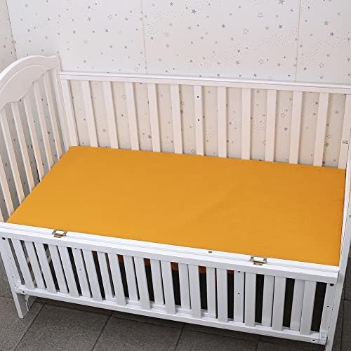 Чаршаф за бебешко легло от Органичен памук, Однотонная, за стандартни легла и матраци за деца, Калъф за спално бельо