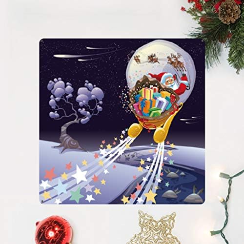 NUOBESTY Външен Декор Коледни Стенни Художествени Картини и Декоративни Стенни Картини Метален Стенен Арт Декор за Хола Външен Знак