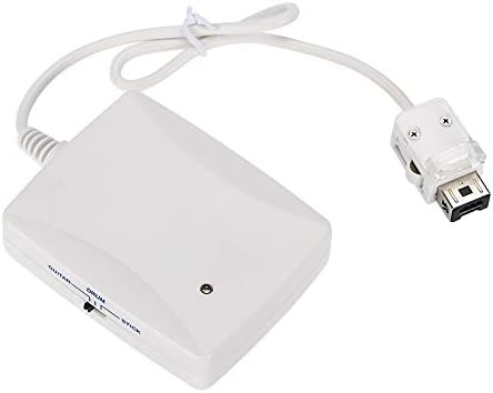 Адаптер геймпада за Wii, PS2, Конвертор игрален контролер за PS2 Конвертор Геймпада на Wii, Дължина на кабела 30 см, бял