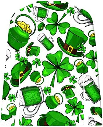 Дамски hoody Colfer с графичен Зелен Дизайн, Пролетно Класическа Тениска с кръгло деколте и дълъг Ръкав, Ежедневна Туника