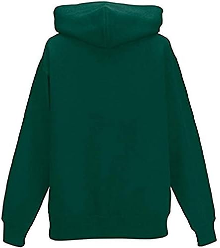 Детска училищна облекло Jerzees /Hoody с качулка за деца (9-10 години) (бутылочно-зелен)