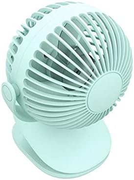 SDFGH Домашен Безшумен Вентилатор въздушен охладител с клип, монтиран на стената Охлаждащ Вентилатор, USB Акумулаторна