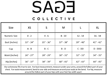 Дамски гамаши Sage Activewear с талия 7/8, Абсорбиращи Влагата, Контрол на Корема, Еластични Спортни Панталони За Йога