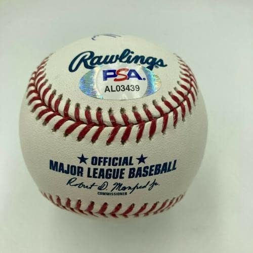 Нолан Райън Подписа Бейзболни топки с големи Букви STAT Baseball PSA DNA Graded GEM MINT 10 - Бейзболни топки с автографи